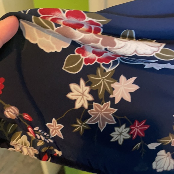 Lush ( Nordstrom) Navy Floral Dress - Picture 7 of 7